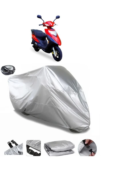 Stmax Lindy 50 Su  Geçirmez Motosiket Brandası Arka Çanta Uyumlu ürün görseli 1