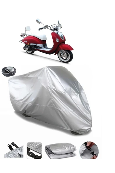 Kuba Nirvana 150 Su  Geçirmez Motosiket Brandası Arka Çanta Uyumlu