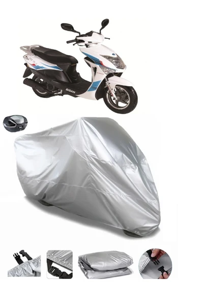 Bisan NYSA 150 Su  Geçirmez Motosiket Brandası Arka Çanta Uyumlu ürün görseli 1