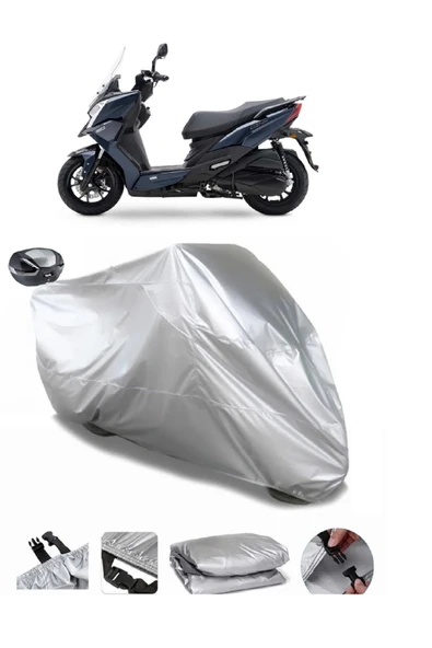 Kymco Grand Dink 150 Su  Geçirmez Motosiket Brandası Arka Çanta Uyumlu ürün görseli 1