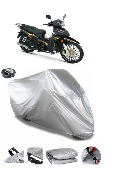 Rks Sniper 50 Pro Su  Geçirmez Motosiket Brandası Arka Çanta Uyumlu