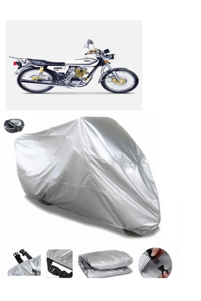 Falcon Leopar 222 Su  Geçirmez Motosiket Brandası Arka Çanta Uyumlu