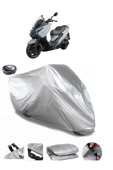 Kymco Xtown 250 CT Su  Geçirmez Motosiket Brandası Arka Çanta Uyumlu ürün görseli 1