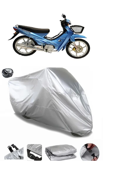 Asya AS 100-7 Turkcub Su  Geçirmez Motosiket Brandası Arka Çanta Uyumlu ürün görseli 1