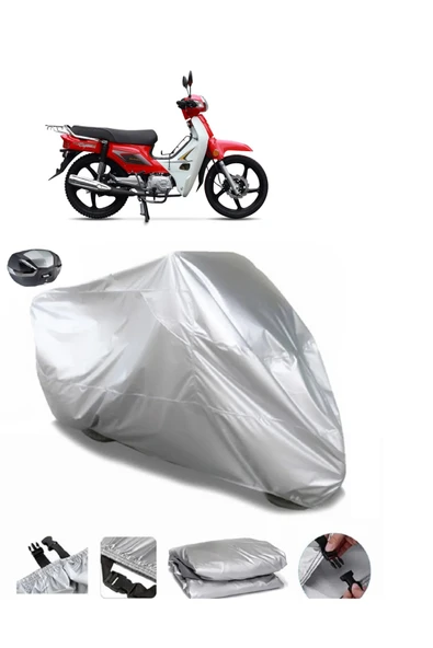 Kanuni Tigrina S100 Su  Geçirmez Motosiket Brandası Arka Çanta Uyumlu