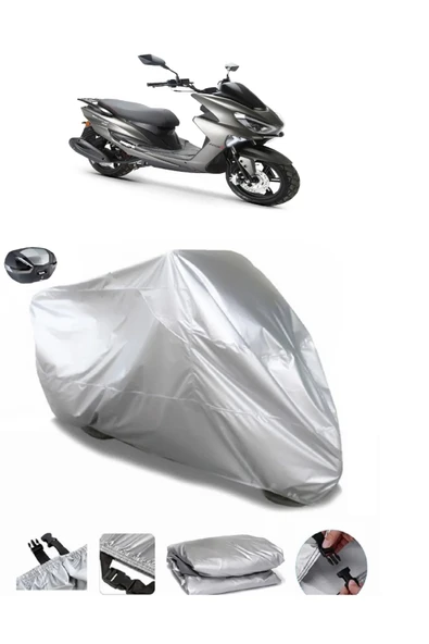 Rks Newlight 125 Pro Su  Geçirmez Motosiket Brandası Arka Çanta Uyumlu