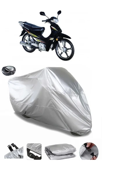 Bisan Motocup 100 Su  Geçirmez Motosiket Brandası Arka Çanta Uyumlu ürün görseli 1