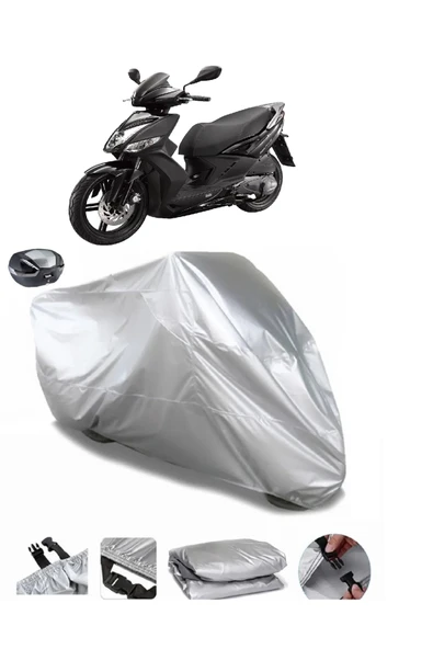 Kymco Agility 16+ 150 Su  Geçirmez Motosiket Brandası Arka Çanta Uyumlu ürün görseli 1