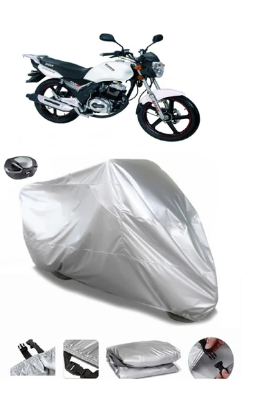 Bisan Atlas 125 Su  Geçirmez Motosiket Brandası Arka Çanta Uyumlu