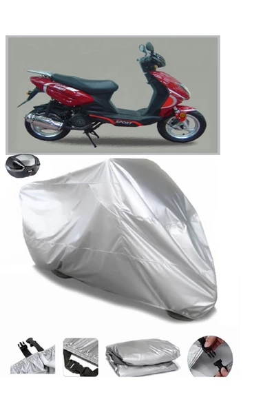 Ramzey RMZ 100-7 Su  Geçirmez Motosiket Brandası Arka Çanta Uyumlu ürün görseli 1