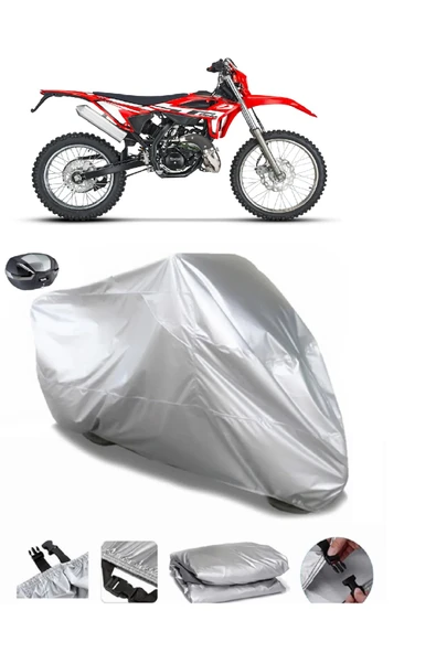 Beta RR 50 Enduro Su  Geçirmez Motosiket Brandası Arka Çanta Uyumlu ürün görseli 1