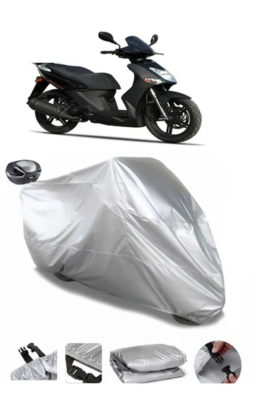 Kymco Agility City 200 i Su  Geçirmez Motosiket Brandası Arka Çanta Uyumlu