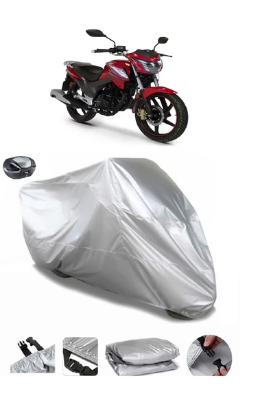 Rks TNT 125 Pro Su  Geçirmez Motosiket Brandası Arka Çanta Uyumlu ürün görseli 1