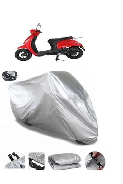 Kanuni Trodon XS 125 Su  Geçirmez Motosiket Brandası Arka Çanta Uyumlu