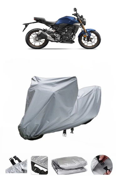 Honda CB 250  Gri Motosiklet Brandası ARKA ÇANTA UYUMLU DEĞİLDİR
