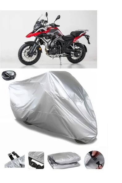 Jawa RVM 500 Adventure Su  Geçirmez Motosiket Brandası Arka Çanta Uyumlu