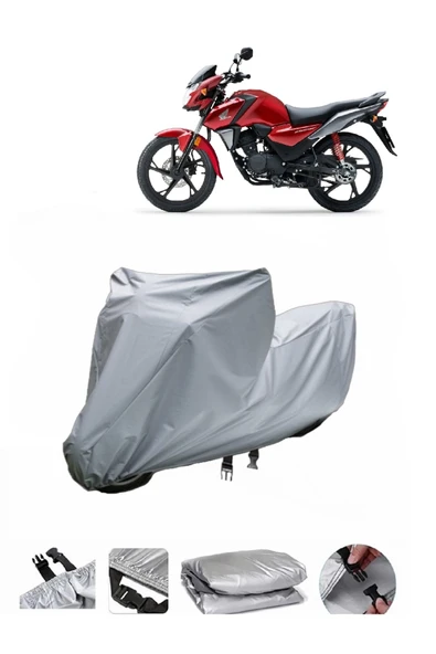 Honda CB 125  Gri Motosiklet Brandası ARKA ÇANTA UYUMLU DEĞİLDİR