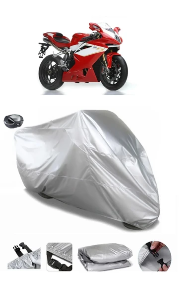 MV Agusta F4R Su  Geçirmez Motosiket Brandası Arka Çanta Uyumlu