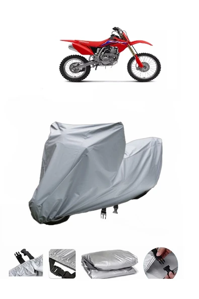 Honda CRF 150 R Gri Motosiklet Brandası ARKA ÇANTA UYUMLU DEĞİLDİR ürün görseli 1