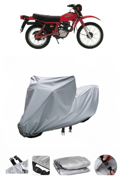 Honda XL 185 S  Gri Motosiklet Brandası ARKA ÇANTA UYUMLU DEĞİLDİR