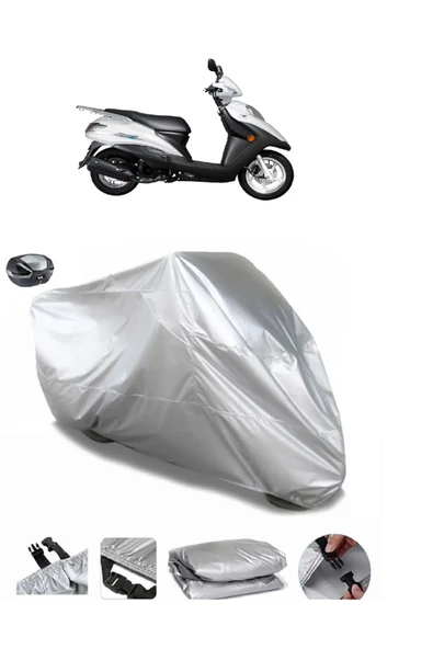 Haojue HJ 125T-10 Su  Geçirmez Motosiket Brandası Arka Çanta Uyumlu