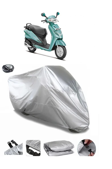 Hero Duet LX 110 Su  Geçirmez Motosiket Brandası Arka Çanta Uyumlu ürün görseli 1