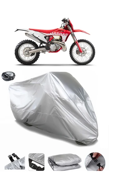 Gas Gas EC 250 Su  Geçirmez Motosiket Brandası Arka Çanta Uyumlu