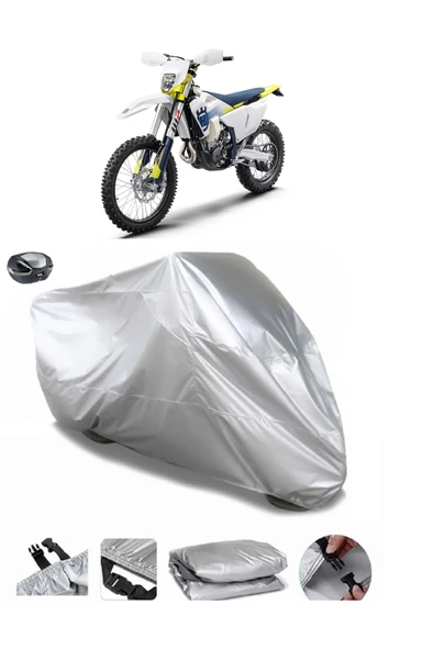 Husqvarna FE 501 Su  Geçirmez Motosiket Brandası Arka Çanta Uyumlu
