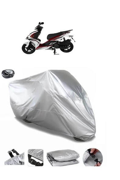 RMG Moto Gusto Fantasy 125 Su  Geçirmez Motosiket Brandası Arka Çanta Uyumlu