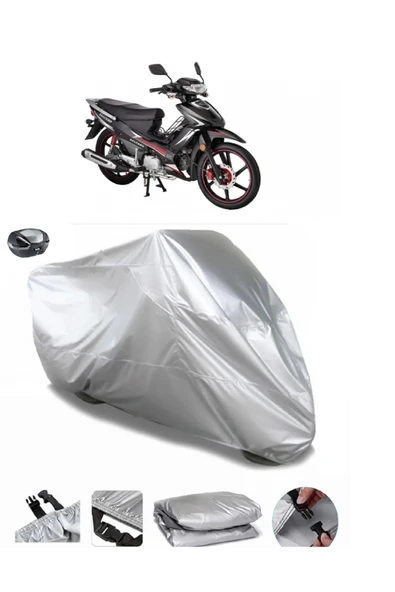 Salcano Altay 125 Su  Geçirmez Motosiket Brandası Arka Çanta Uyumlu