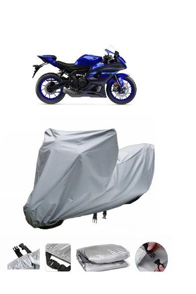 Yamaha R7  Gri Motosiklet Brandası ARKA ÇANTA UYUMLU DEĞİLDİR