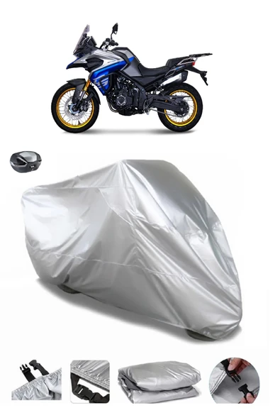 Voge 525 DSX Su  Geçirmez Motosiket Brandası Arka Çanta Uyumlu