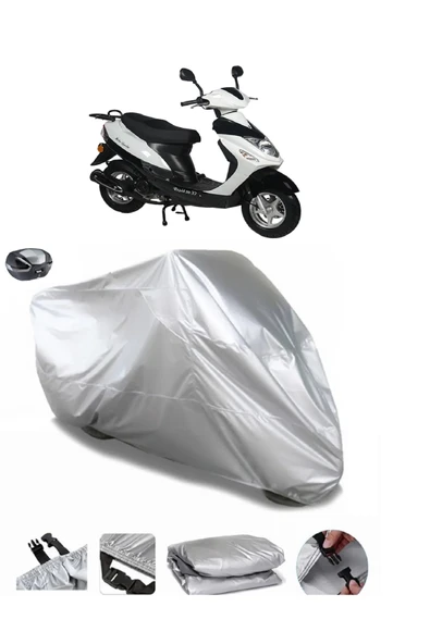 RMG Moto Gusto Rapid 50 Su  Geçirmez Motosiket Brandası Arka Çanta Uyumlu