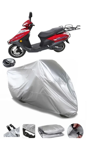 Kral Motor Spica 50 Su  Geçirmez Motosiket Brandası Arka Çanta Uyumlu