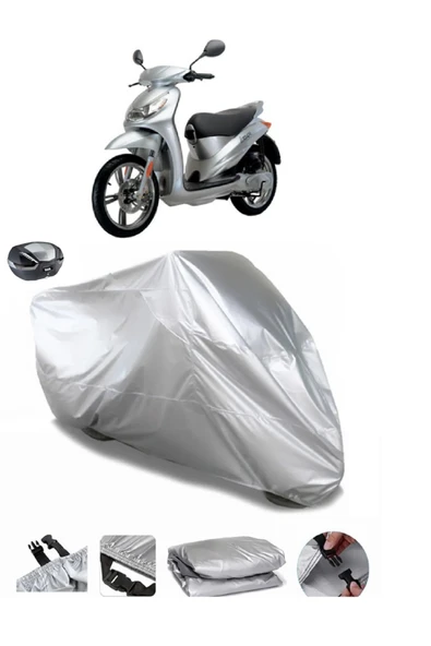 Peugeot Looxor Su  Geçirmez Motosiket Brandası Arka Çanta Uyumlu
