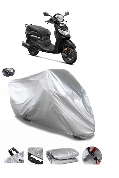 Hero Pleasure 110 Su  Geçirmez Motosiket Brandası Arka Çanta Uyumlu ürün görseli 1