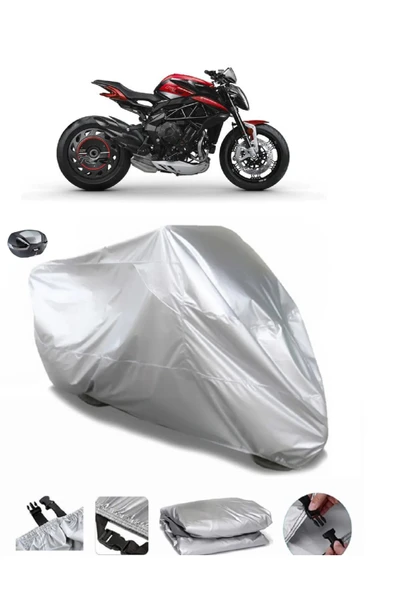 MV Agusta Dragster 800 RR Su  Geçirmez Motosiket Brandası Arka Çanta Uyumlu ürün görseli 1