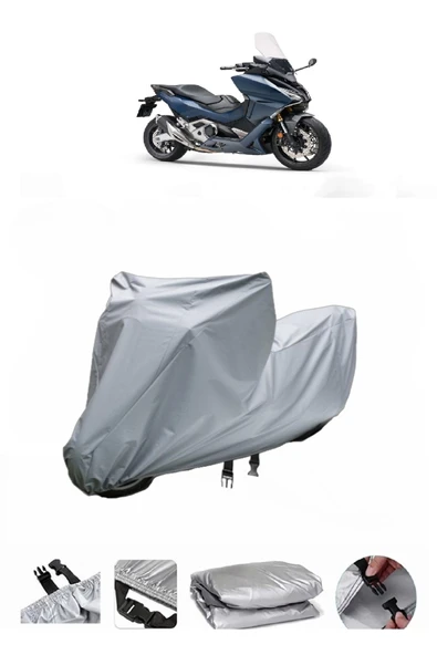 Honda Forza 750  Gri Motosiklet Brandası ARKA ÇANTA UYUMLU DEĞİLDİR ürün görseli 1