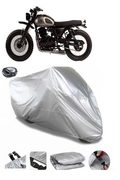 Mutt Sabbath 250 Su  Geçirmez Motosiket Brandası Arka Çanta Uyumlu