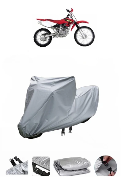 Honda XR 100 R  Gri Motosiklet Brandası ARKA ÇANTA UYUMLU DEĞİLDİR