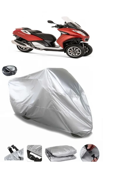 Peugeot Metropolis 400 Su  Geçirmez Motosiket Brandası Arka Çanta Uyumlu ürün görseli 1