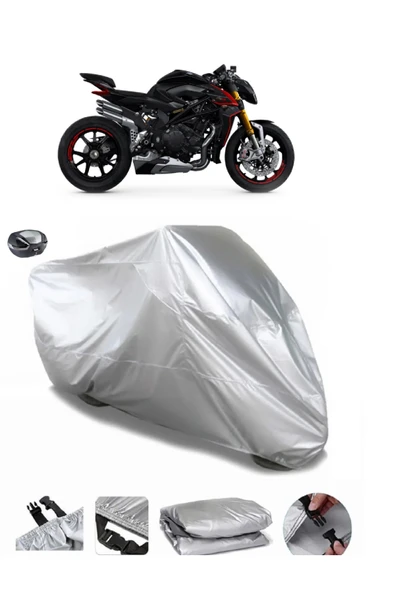 MV Agusta Brutale 1000 RR Su  Geçirmez Motosiket Brandası Arka Çanta Uyumlu