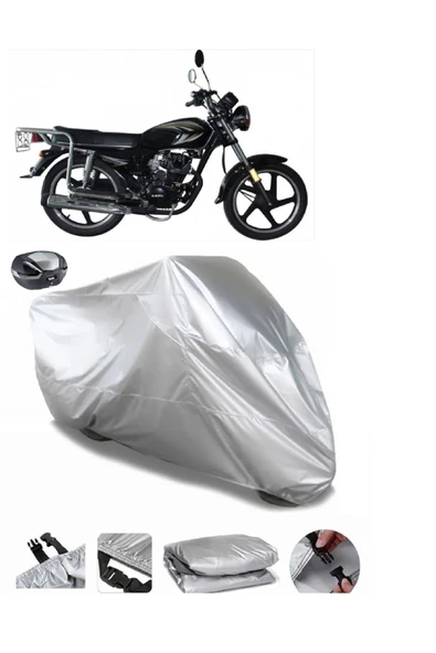 Kral Motor KR-125-7 Su  Geçirmez Motosiket Brandası Arka Çanta Uyumlu