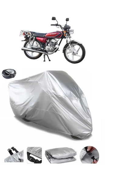 Motoran MTR 125 Su  Geçirmez Motosiket Brandası Arka Çanta Uyumlu ürün görseli 1