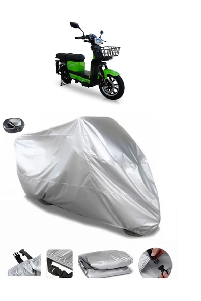 Motolux Pitton 50 Su  Geçirmez Motosiket Brandası Arka Çanta Uyumlu ürün görseli 1