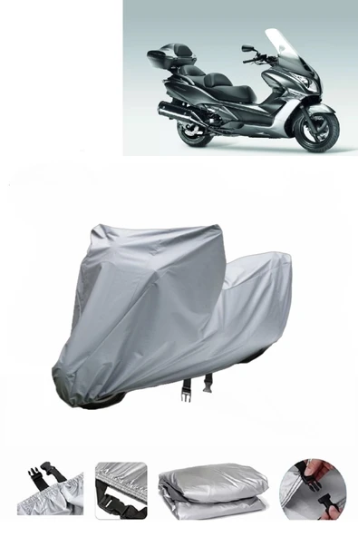 Honda SW T600  Gri Motosiklet Brandası ARKA ÇANTA UYUMLU DEĞİLDİR ürün görseli 1