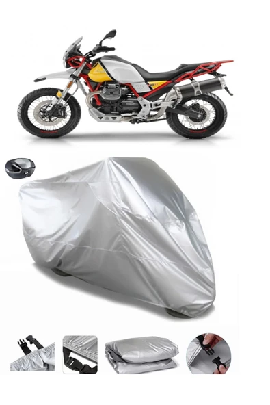 Moto GuzziV85 TT Su  Geçirmez Motosiket Brandası Arka Çanta Uyumlu