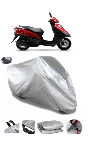 Haojue HJ 125 ST Su  Geçirmez Motosiket Brandası Arka Çanta Uyumlu ürün görseli 1