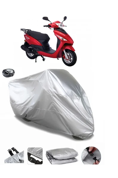 Salcano Astro 100 Su  Geçirmez Motosiket Brandası Arka Çanta Uyumlu ürün görseli 1