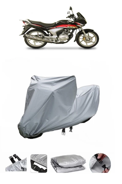 Honda CBF 150 Gri Motosiklet Brandası ARKA ÇANTA UYUMLU DEĞİLDİR